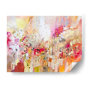 Rojo, Blanco Y Oro I - Jennifer Gardner | Cuadro decorativo de Canvas Lab