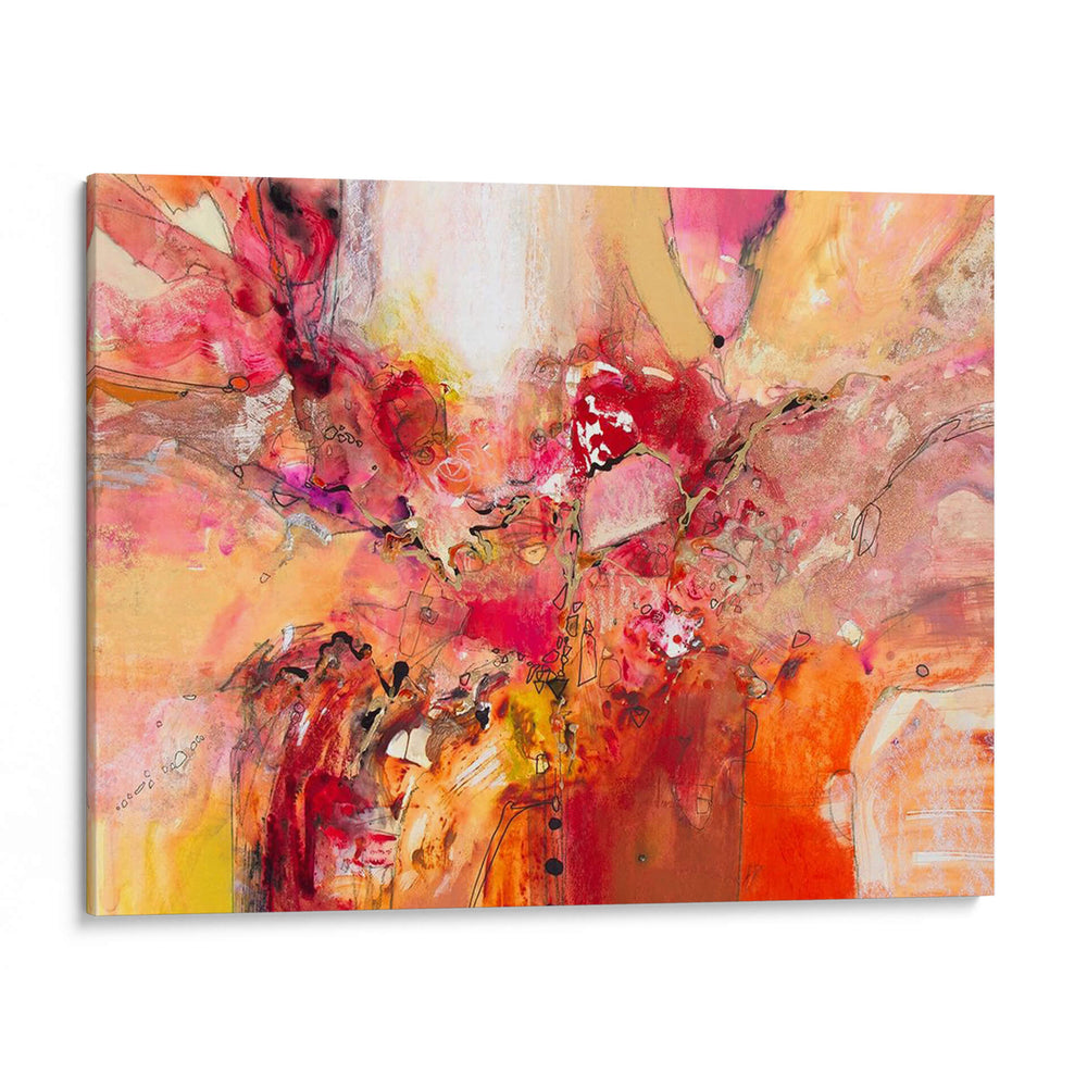 Rojo, Blanco Y Oro Iv - Jennifer Gardner | Cuadro decorativo de Canvas Lab