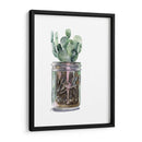 Cactus Mason Jar Ii - Jennifer Paxton Parker | Cuadro decorativo de Canvas Lab