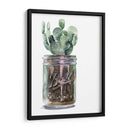 Cactus Mason Jar Ii - Jennifer Paxton Parker | Cuadro decorativo de Canvas Lab