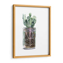 Cactus Mason Jar Ii - Jennifer Paxton Parker | Cuadro decorativo de Canvas Lab