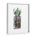 Cactus Mason Jar Ii - Jennifer Paxton Parker | Cuadro decorativo de Canvas Lab