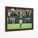 Touchdown Aaron Rodgers | Cuadro decorativo de Canvas Lab
