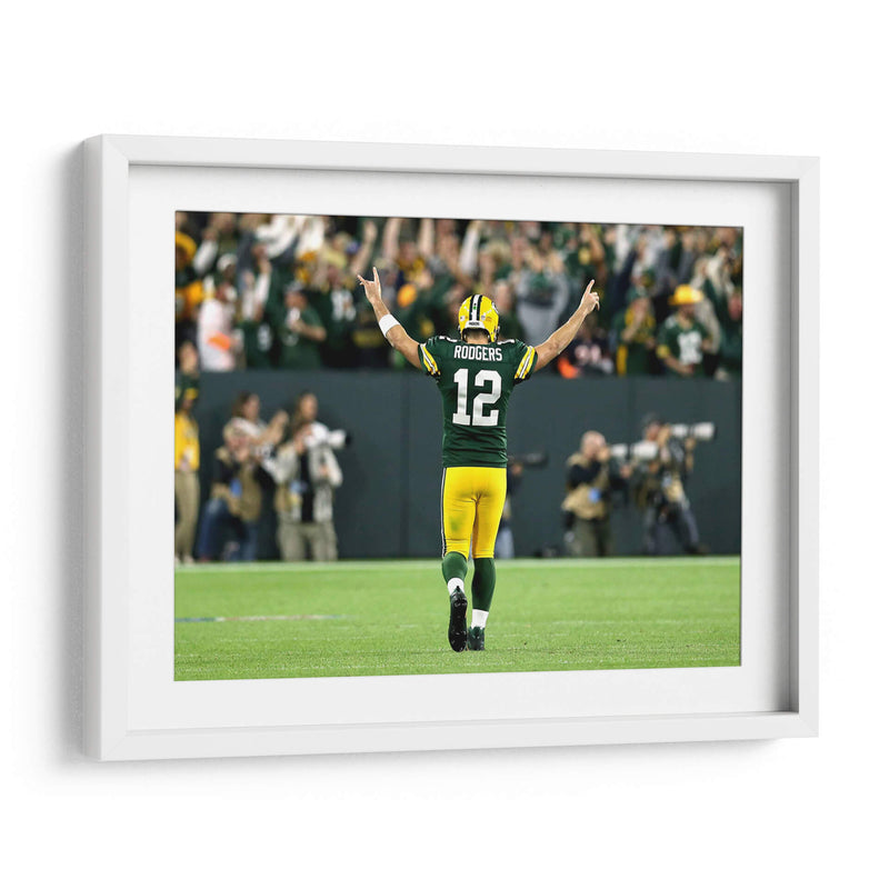 Touchdown Aaron Rodgers | Cuadro decorativo de Canvas Lab