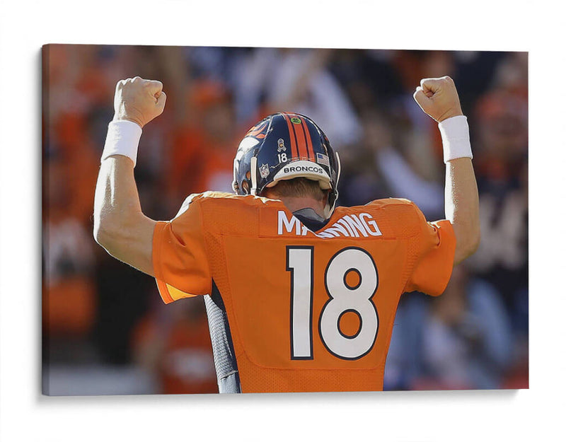 Touchdown Peyton Manning | Cuadro decorativo de Canvas Lab