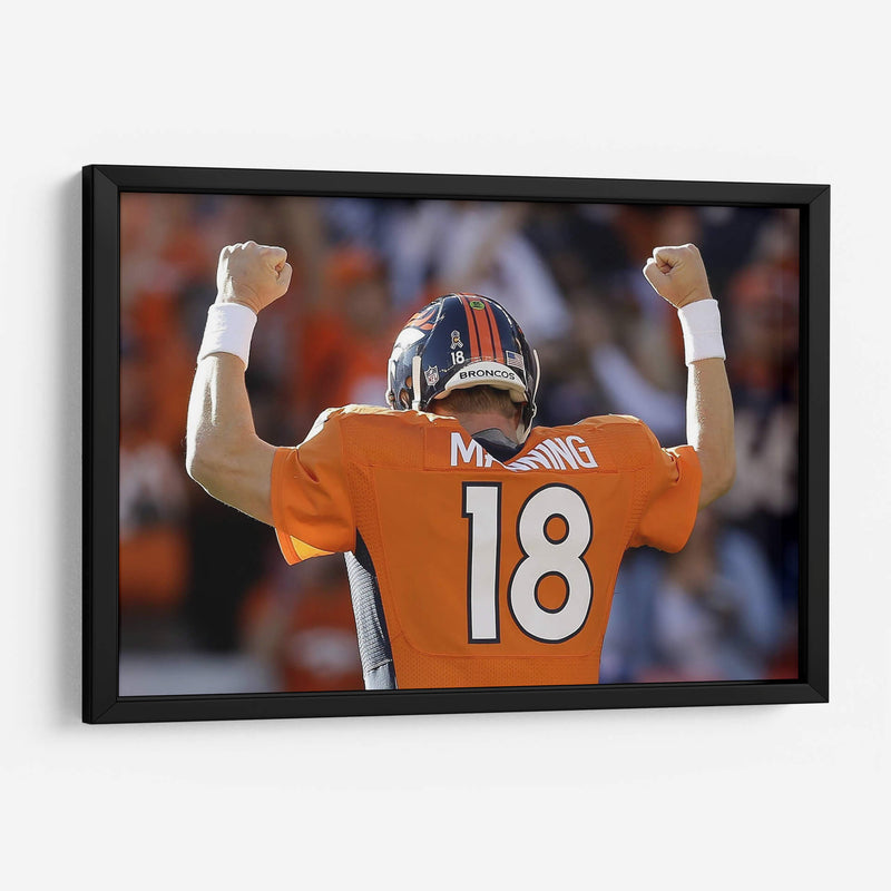 Touchdown Peyton Manning | Cuadro decorativo de Canvas Lab