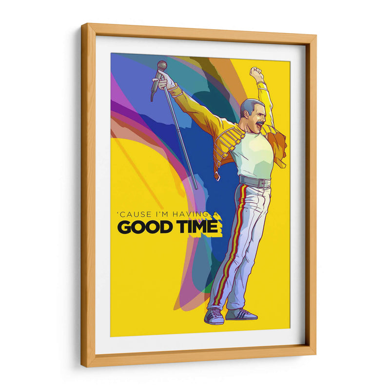 Cause Im having a good time | Cuadro decorativo de Canvas Lab