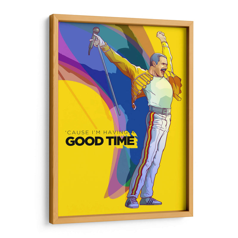 Cause Im having a good time | Cuadro decorativo de Canvas Lab