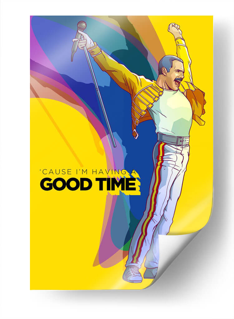 Cause Im having a good time | Cuadro decorativo de Canvas Lab