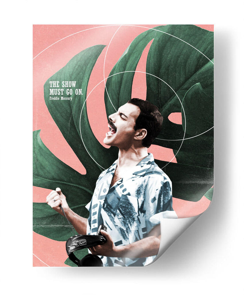 El show debe continuar | Cuadro decorativo de Canvas Lab