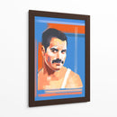 Freddie a brochazos | Cuadro decorativo de Canvas Lab