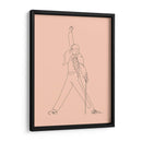 Freddie line art | Cuadro decorativo de Canvas Lab