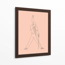 Freddie line art | Cuadro decorativo de Canvas Lab