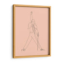 Freddie line art | Cuadro decorativo de Canvas Lab