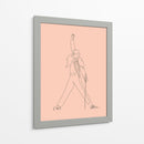 Freddie line art | Cuadro decorativo de Canvas Lab