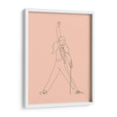 Freddie line art | Cuadro decorativo de Canvas Lab