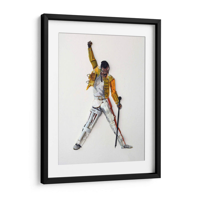 Freddie reciclado | Cuadro decorativo de Canvas Lab