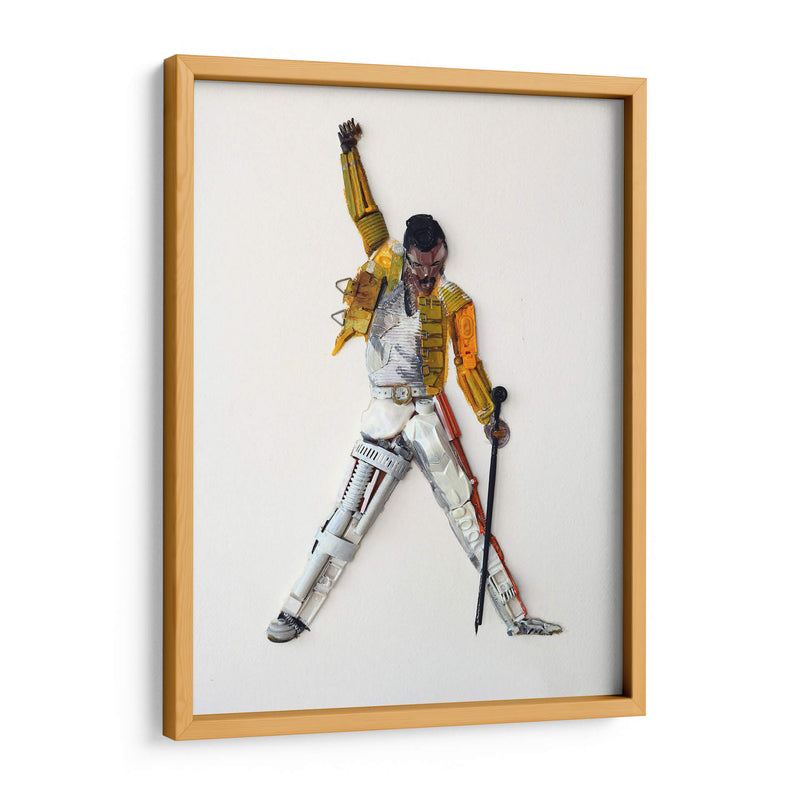 Freddie reciclado | Cuadro decorativo de Canvas Lab