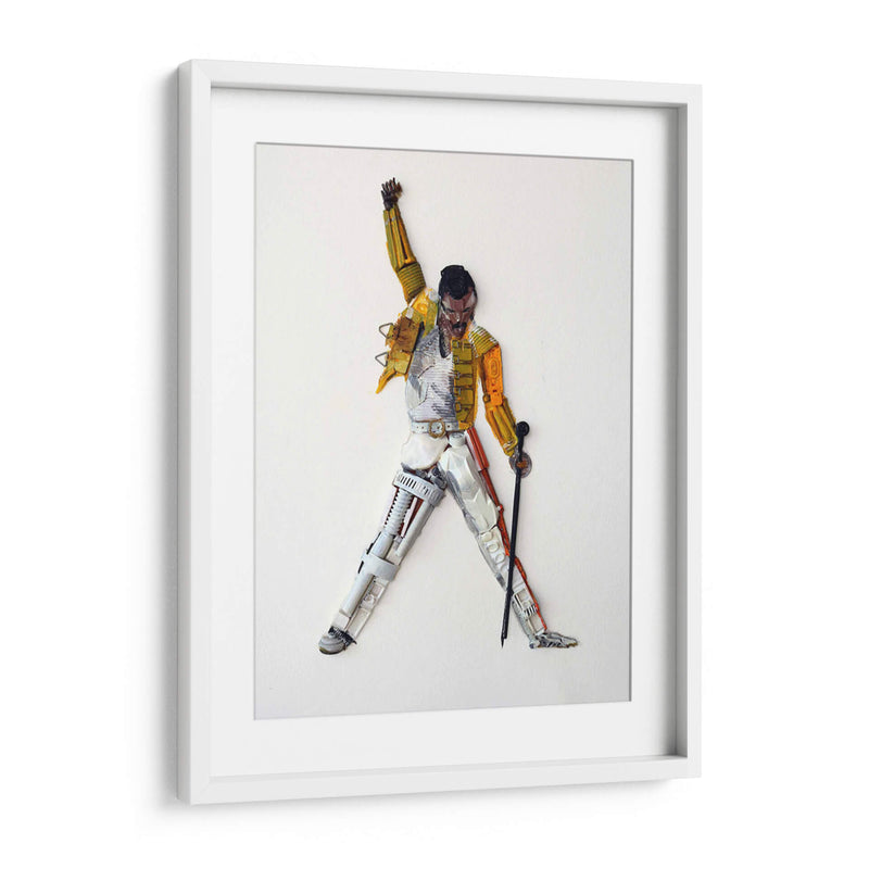 Freddie reciclado | Cuadro decorativo de Canvas Lab