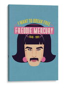I want to break free | Cuadro decorativo de Canvas Lab