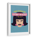 I want to break free | Cuadro decorativo de Canvas Lab