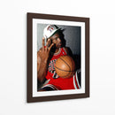 3 time champ Jordan | Cuadro decorativo de Canvas Lab
