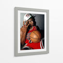 3 time champ Jordan | Cuadro decorativo de Canvas Lab