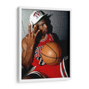 3 time champ Jordan | Cuadro decorativo de Canvas Lab