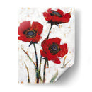 Poppy Fresco Ii Roja - Tim OToole | Cuadro decorativo de Canvas Lab