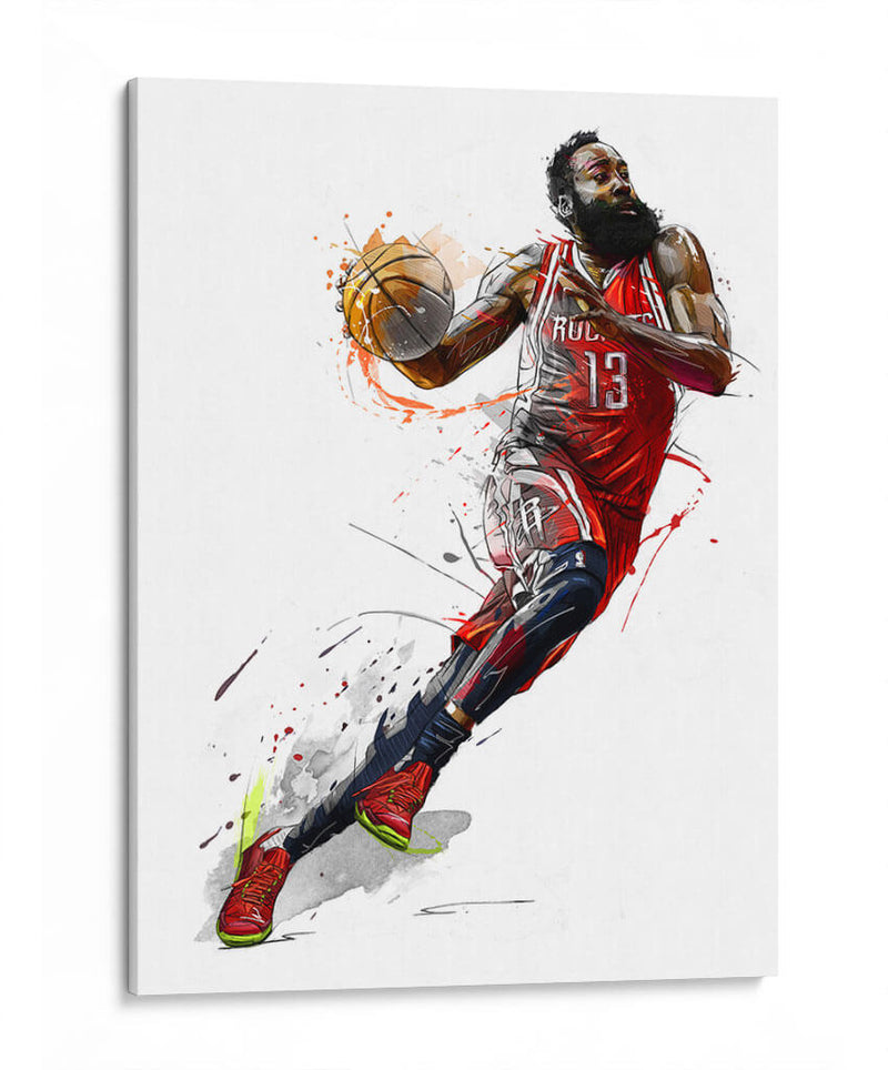 13 James Harden | Cuadro decorativo de Canvas Lab