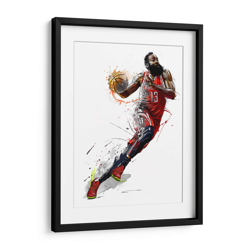 13 James Harden | Cuadro decorativo de Canvas Lab