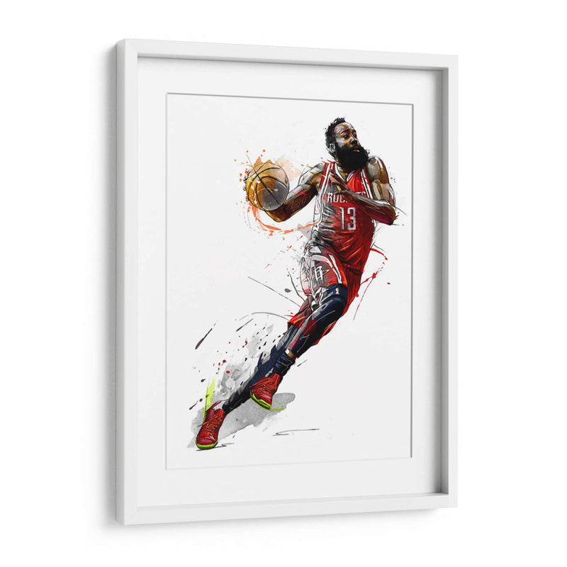 13 James Harden | Cuadro decorativo de Canvas Lab
