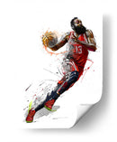13 James Harden | Cuadro decorativo de Canvas Lab