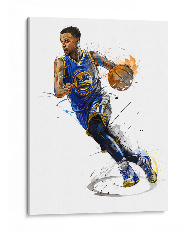 30 Stephen Curry | Cuadro decorativo de Canvas Lab