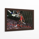 1987 Slam dunk Michael Jordan | Cuadro decorativo de Canvas Lab