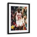 1992 Michael Jordan The Shrug | Cuadro decorativo de Canvas Lab