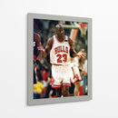 1992 Michael Jordan The Shrug | Cuadro decorativo de Canvas Lab