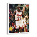 1992 Michael Jordan The Shrug | Cuadro decorativo de Canvas Lab