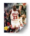 1992 Michael Jordan The Shrug | Cuadro decorativo de Canvas Lab
