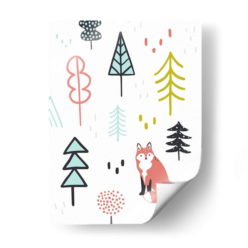 Fox Forest Ii - Victoria Borges | Cuadro decorativo de Canvas Lab