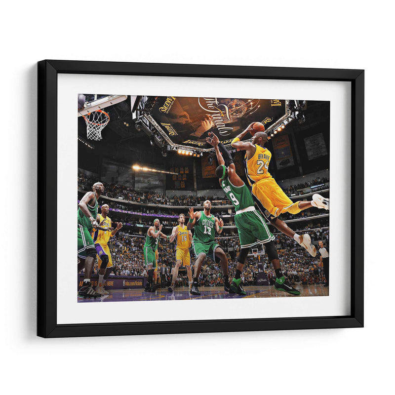 2010 Finals Take flight Kobe Bryant | Cuadro decorativo de Canvas Lab