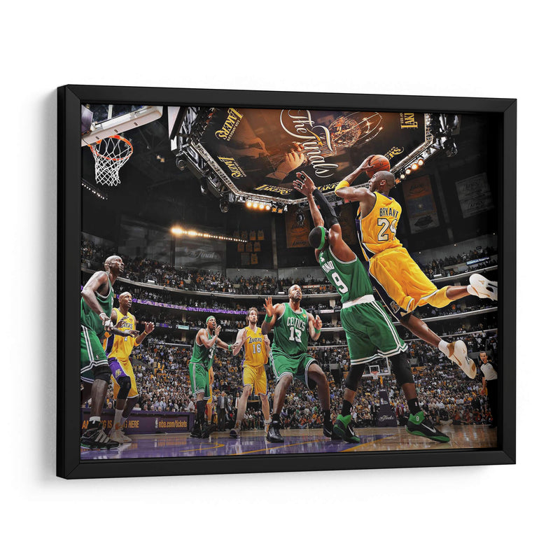 2010 Finals Take flight Kobe Bryant | Cuadro decorativo de Canvas Lab