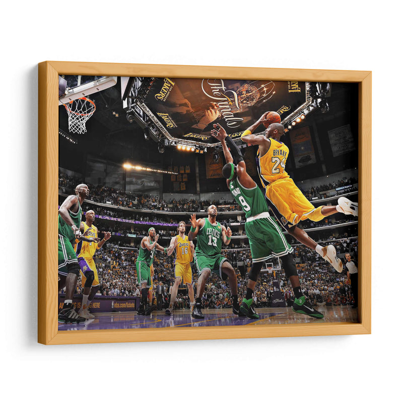 2010 Finals Take flight Kobe Bryant | Cuadro decorativo de Canvas Lab