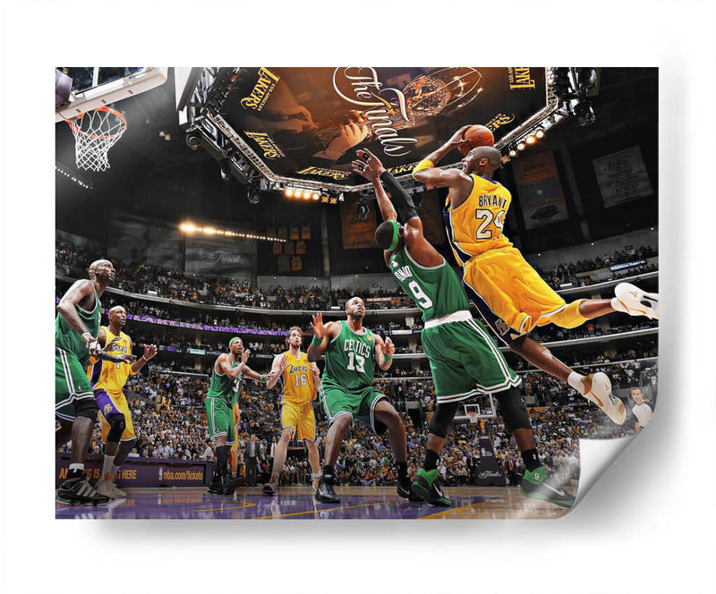 2010 Finals Take flight Kobe Bryant | Cuadro decorativo de Canvas Lab