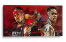 Allen Iverson red | Cuadro decorativo de Canvas Lab