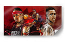Allen Iverson red | Cuadro decorativo de Canvas Lab