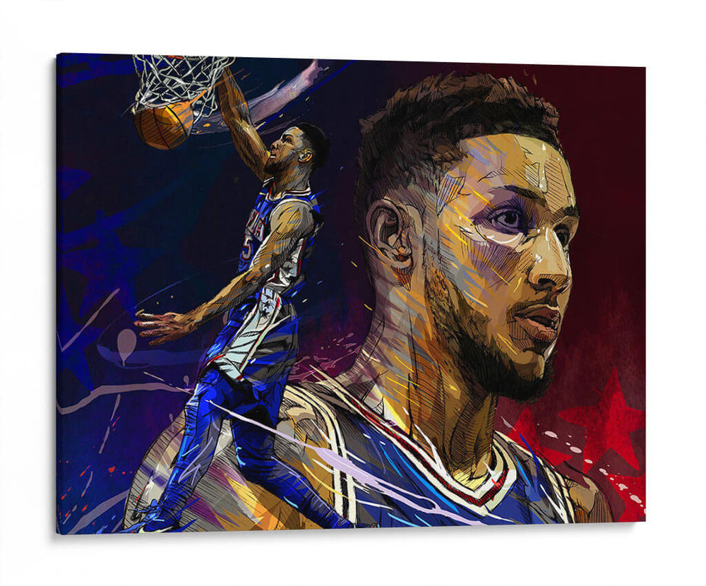 Ben Simmons | Cuadro decorativo de Canvas Lab