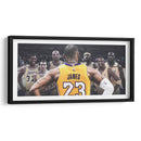 Bienvenida real LAbron James | Cuadro decorativo de Canvas Lab