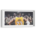 Bienvenida real LAbron James | Cuadro decorativo de Canvas Lab