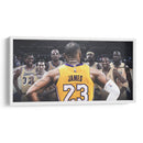 Bienvenida real LAbron James | Cuadro decorativo de Canvas Lab